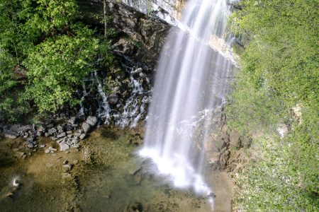 Wasserfall Saut Girard - Wasserfälle Hérisson